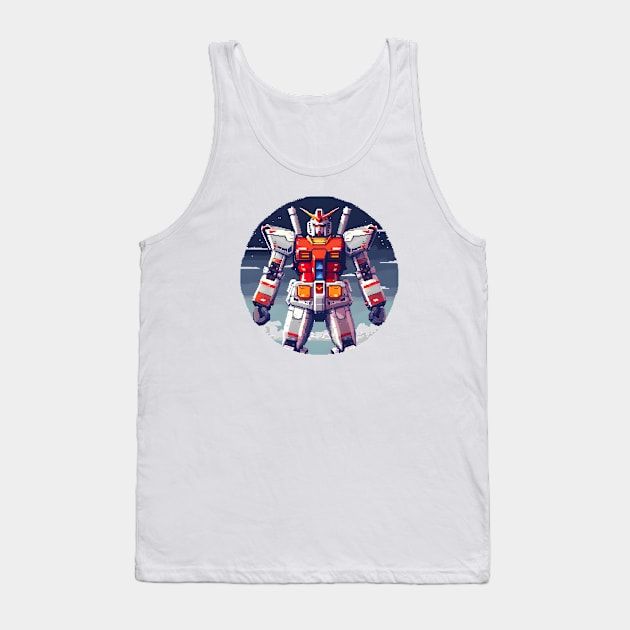 Winged Warriors: Gundam Wing, Mecha Epic, and Anime-Manga Legacy Unleashed Tank Top by insaneLEDP